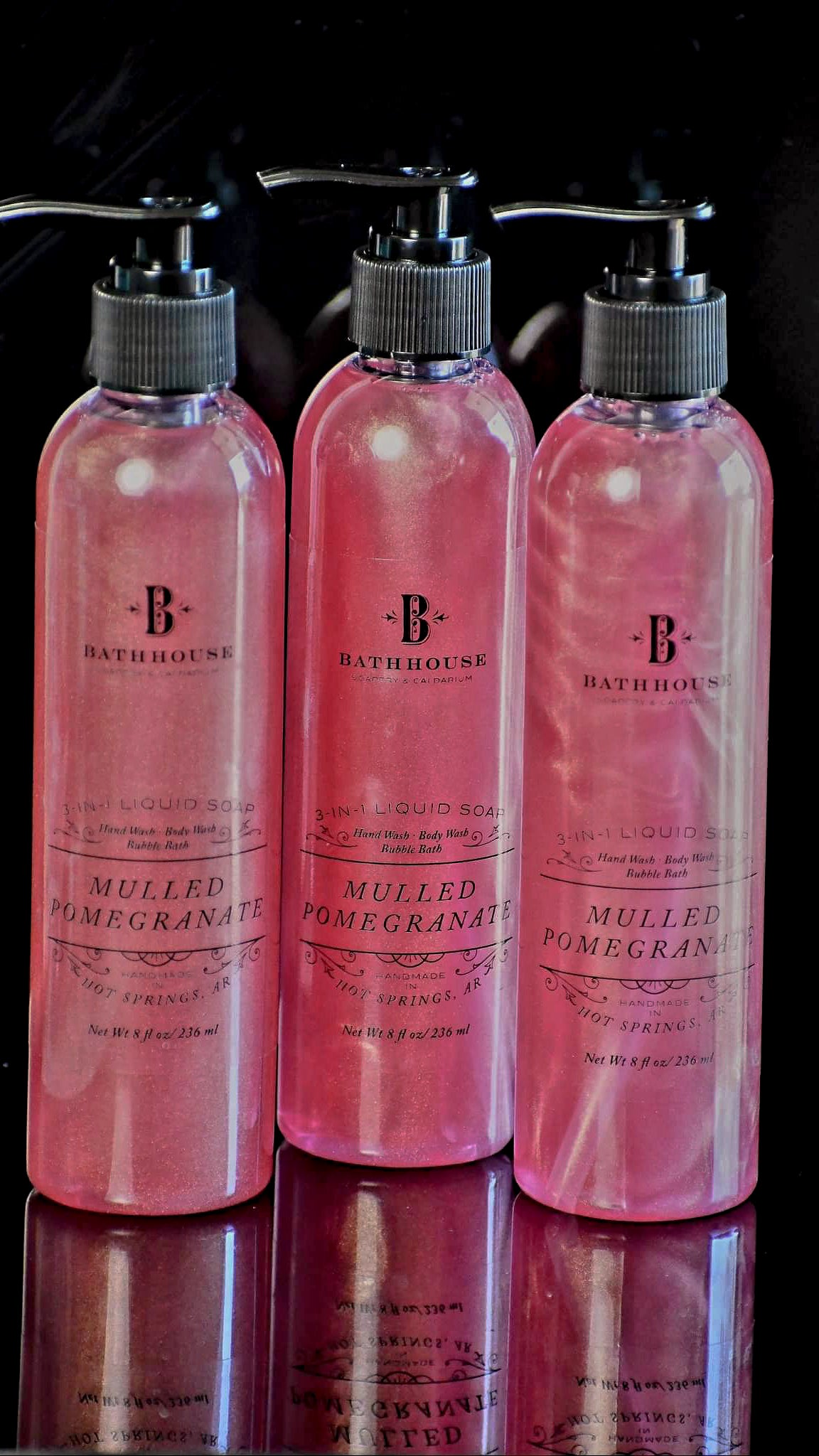 Mulled Pomegranate 3-in-1 Liquid Soap