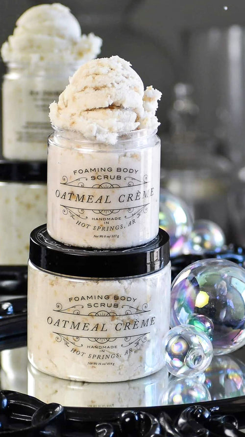 Oatmeal Creme Foaming Body Scrub