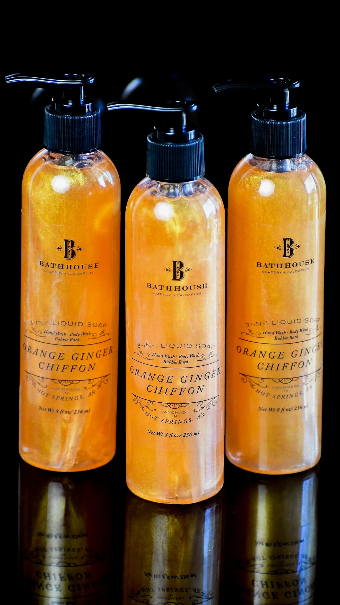 Orange Ginger Chiffon 3-in-1 Liquid Soap