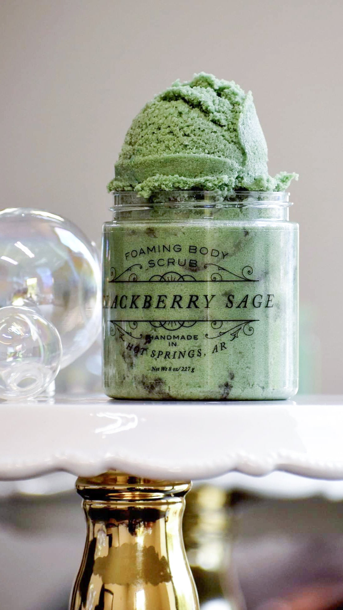 Blackberry Sage Foaming Body Scrub