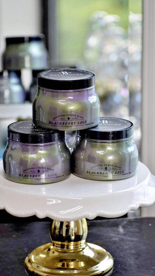 Blackberry Sage Whipped Soap