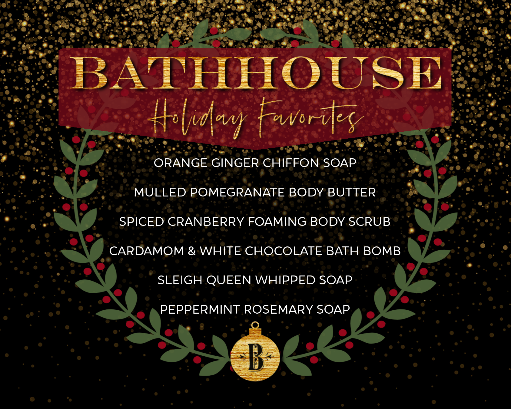 Bathhouse Holiday Favorites Box