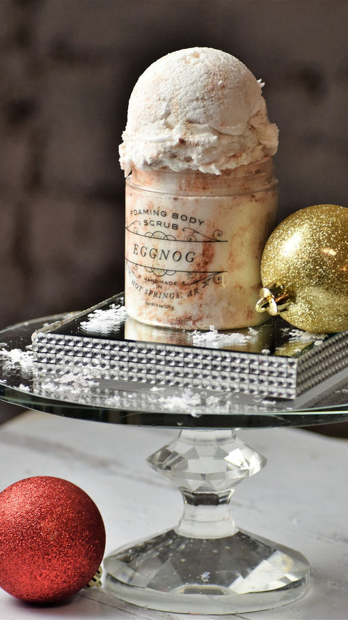 Eggnog Foaming Body Scrub