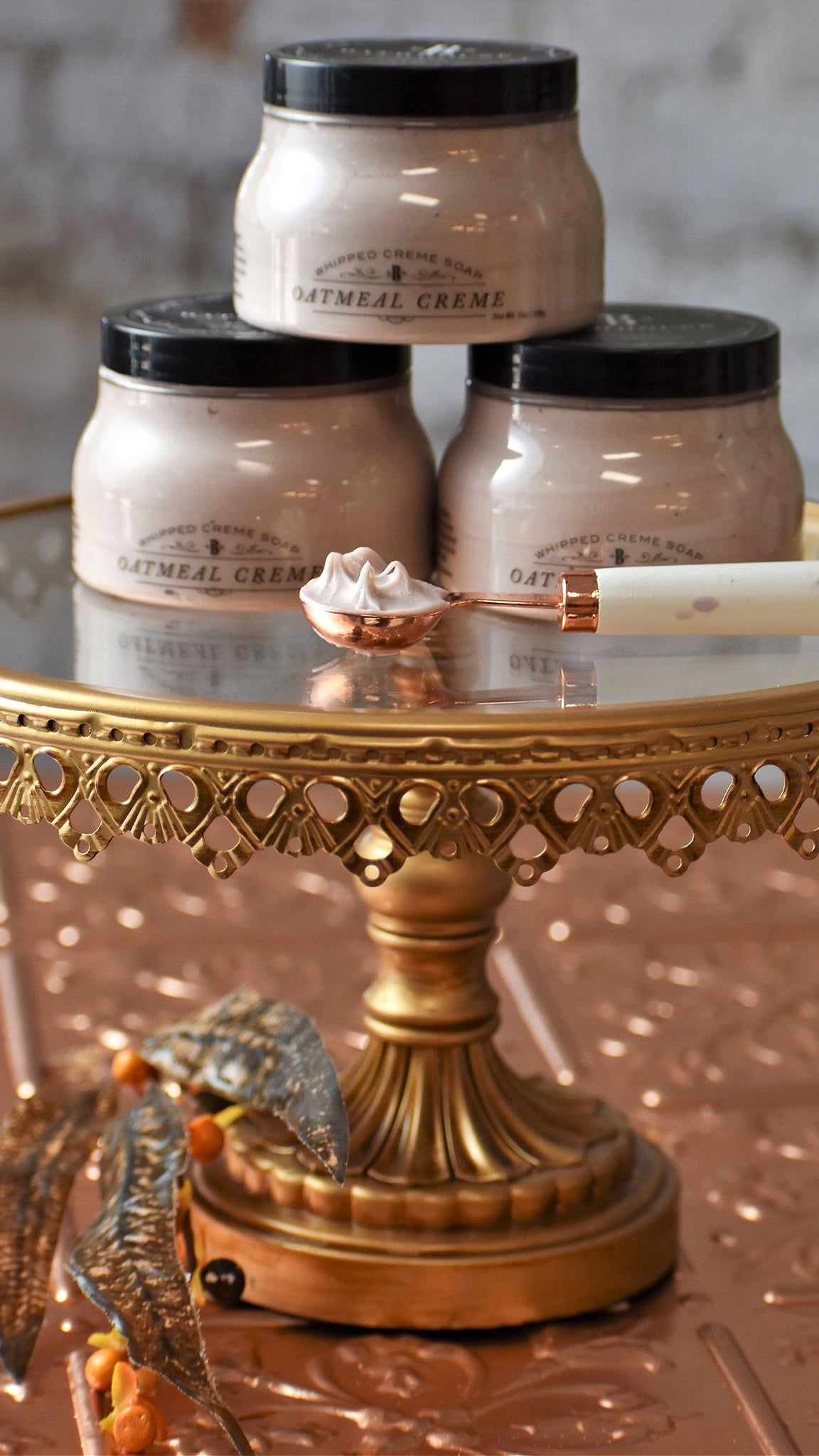 Oatmeal Creme Whipped Soap