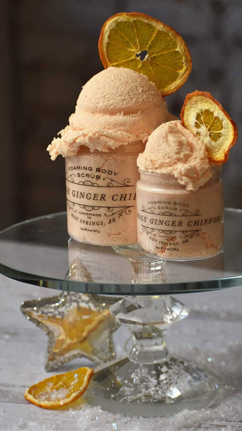Orange Ginger Chiffon Foaming Body Scrub