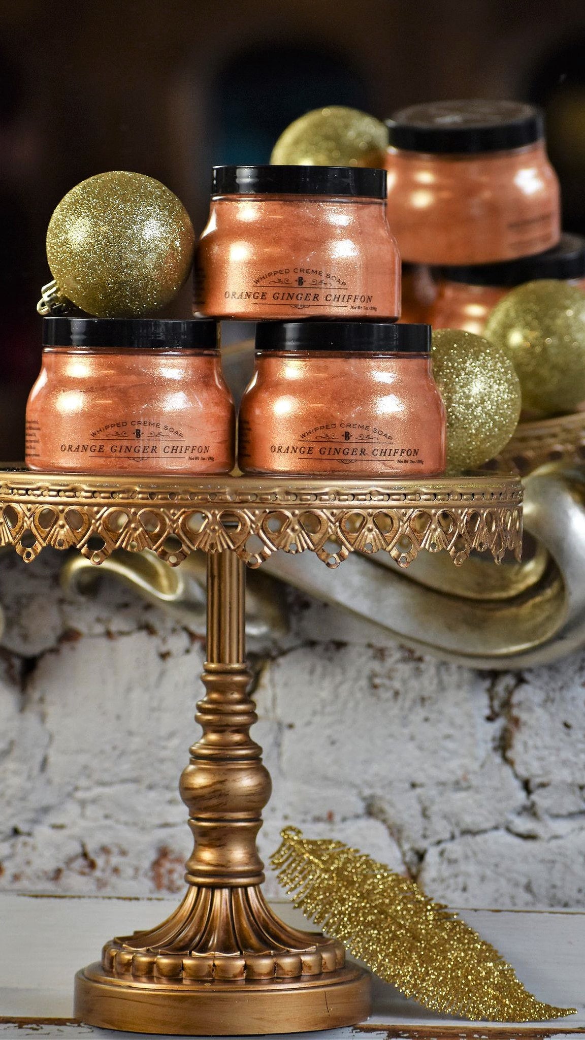 Orange Ginger Chiffon Whipped Soap