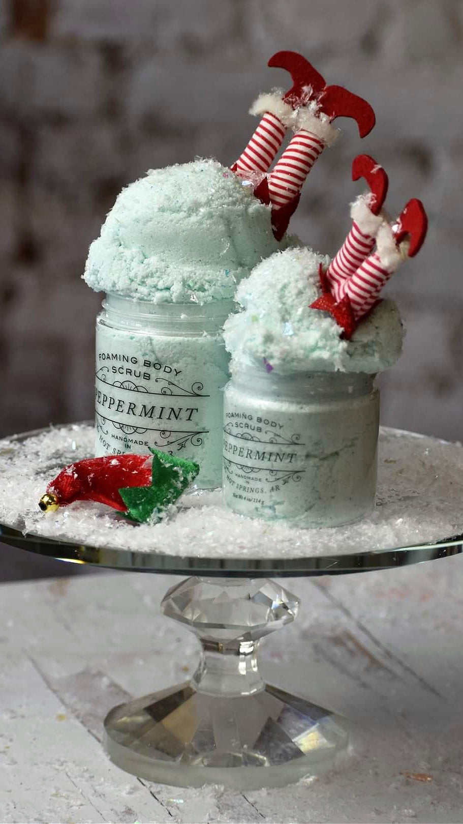 Peppermint Foaming Body Scrub