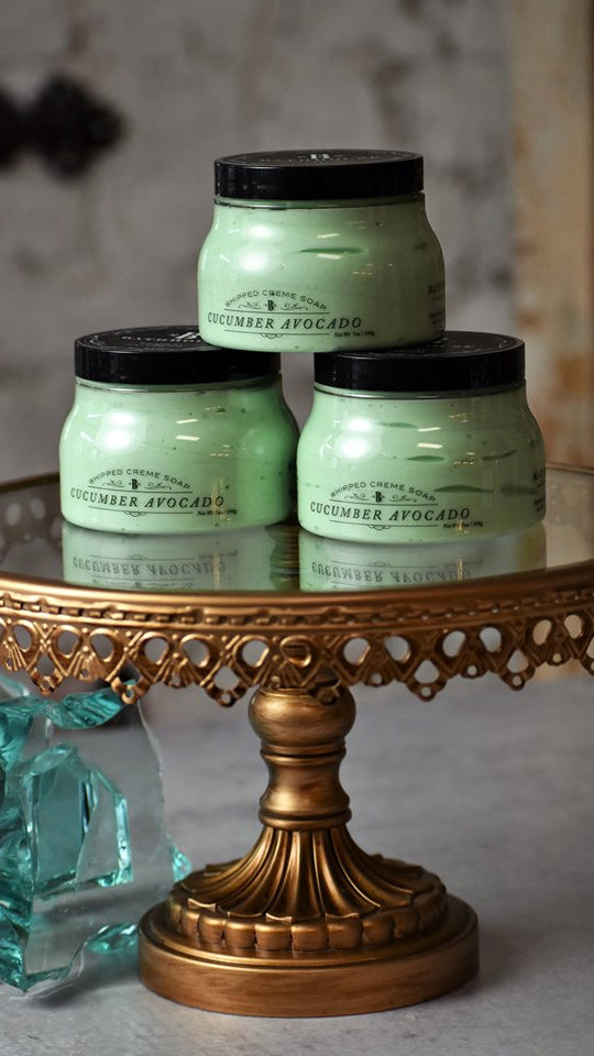 Cucumber Avocado Whipped Soap