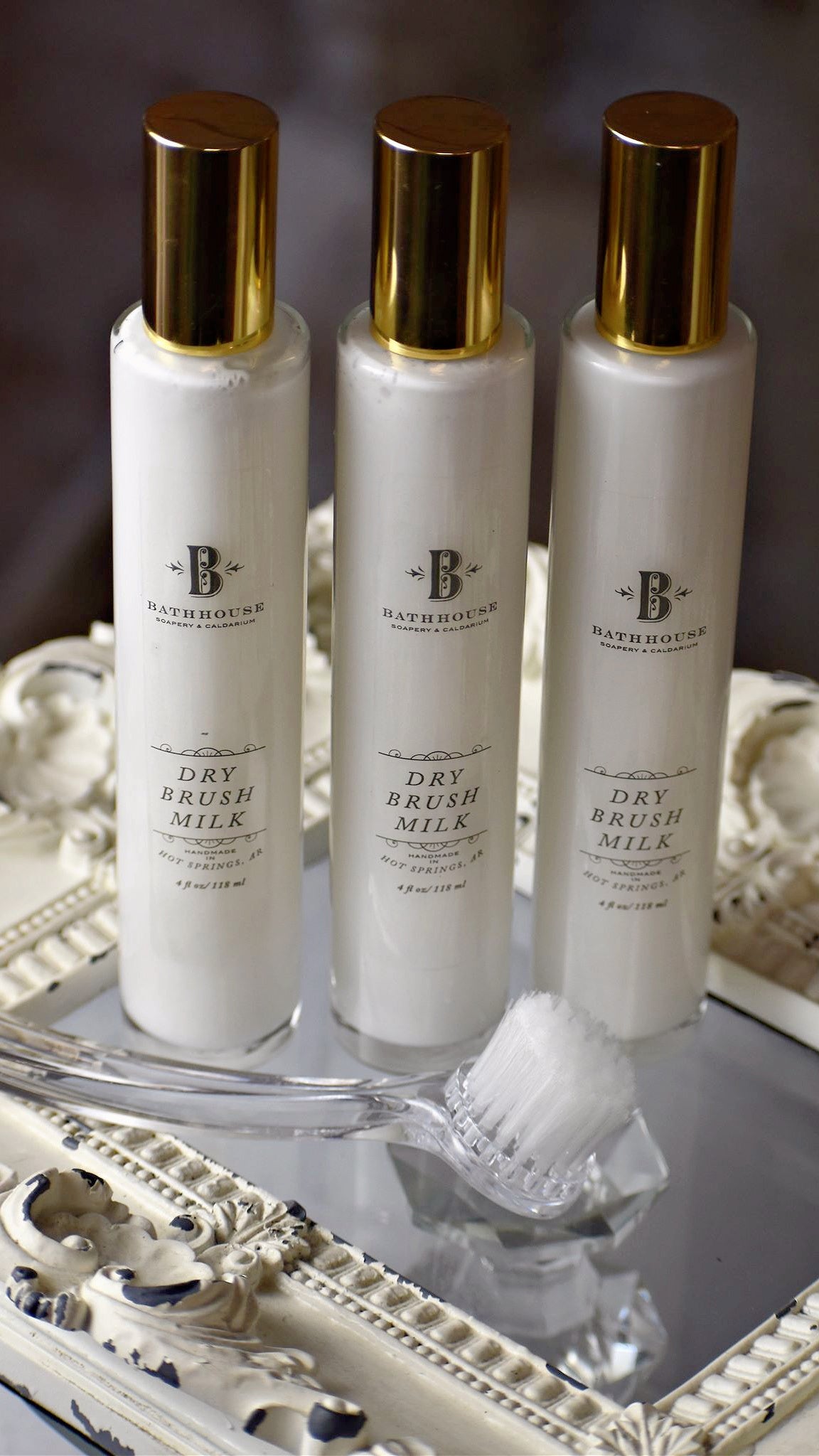 Dry Brush Milk & Brush Set