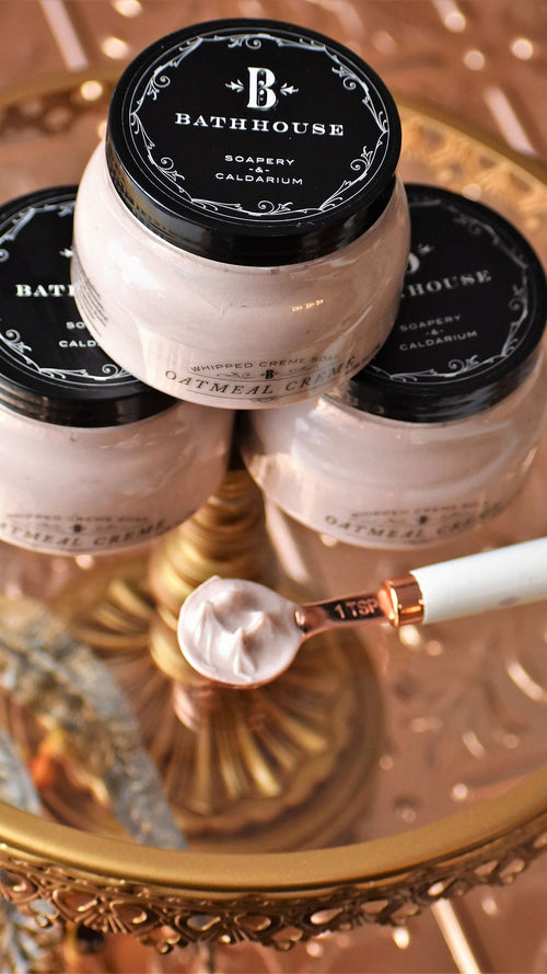 Oatmeal Creme Whipped Soap