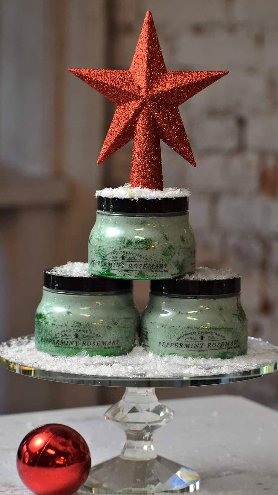 Peppermint Rosemary Whipped Soap